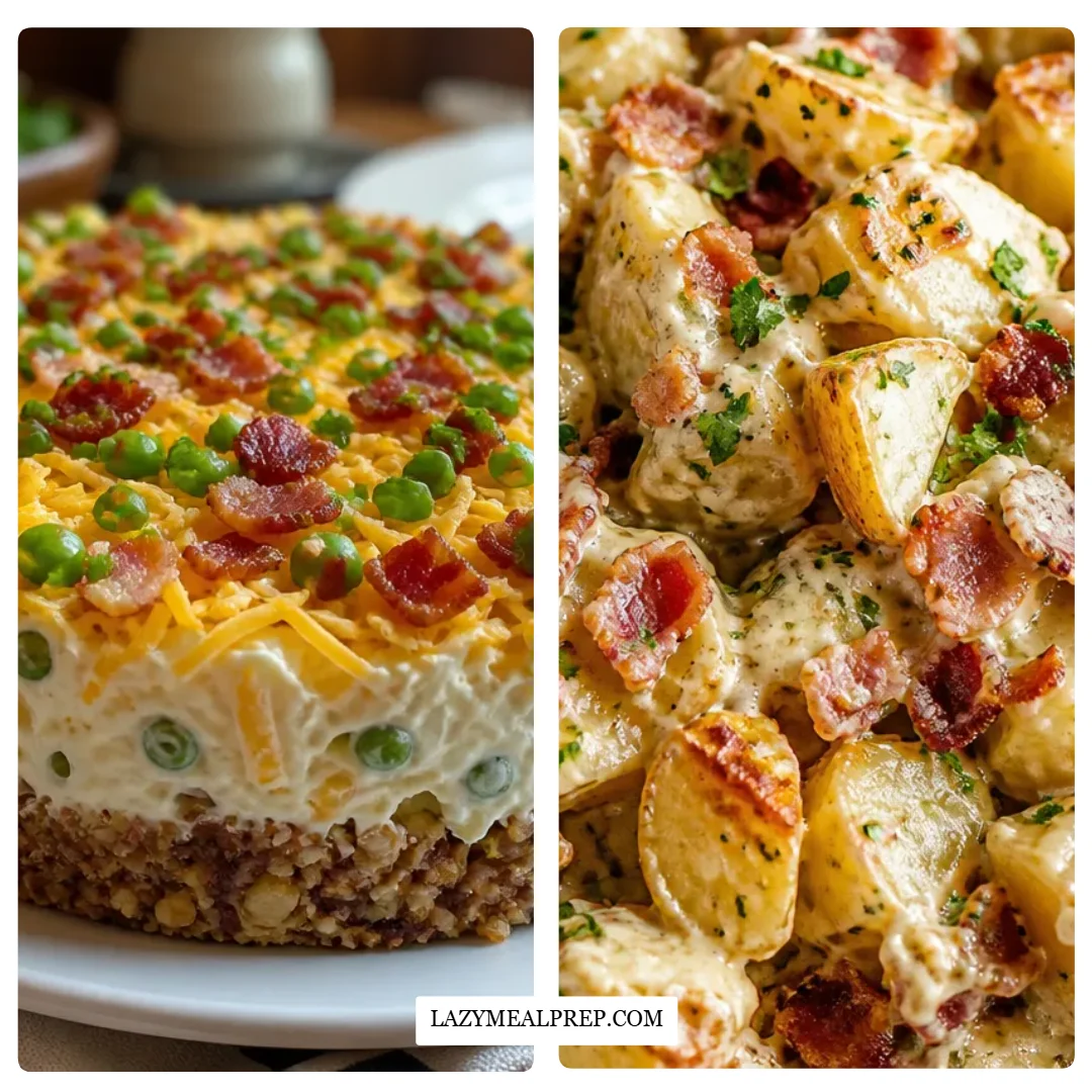 No-Bake Nostalgic Potato Salad Cheesecake