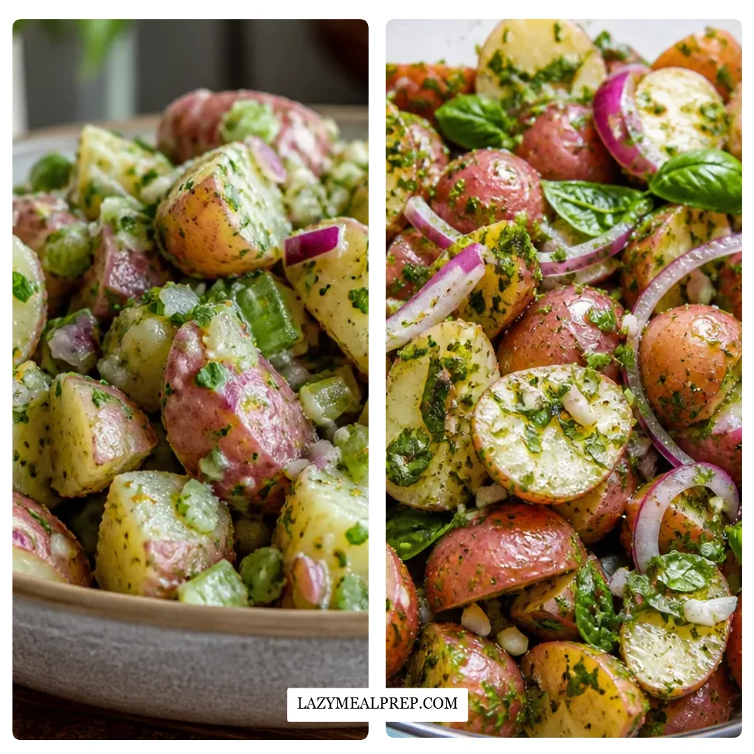 No Mayo Potato Salad with Herbs
