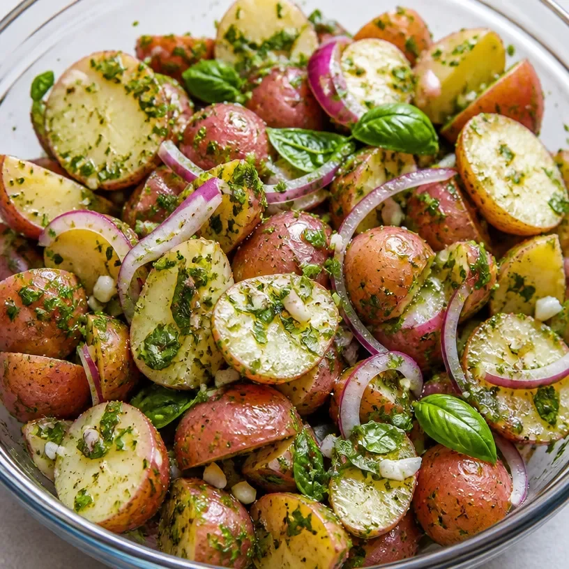 No Mayo Potato Salad with Herbs