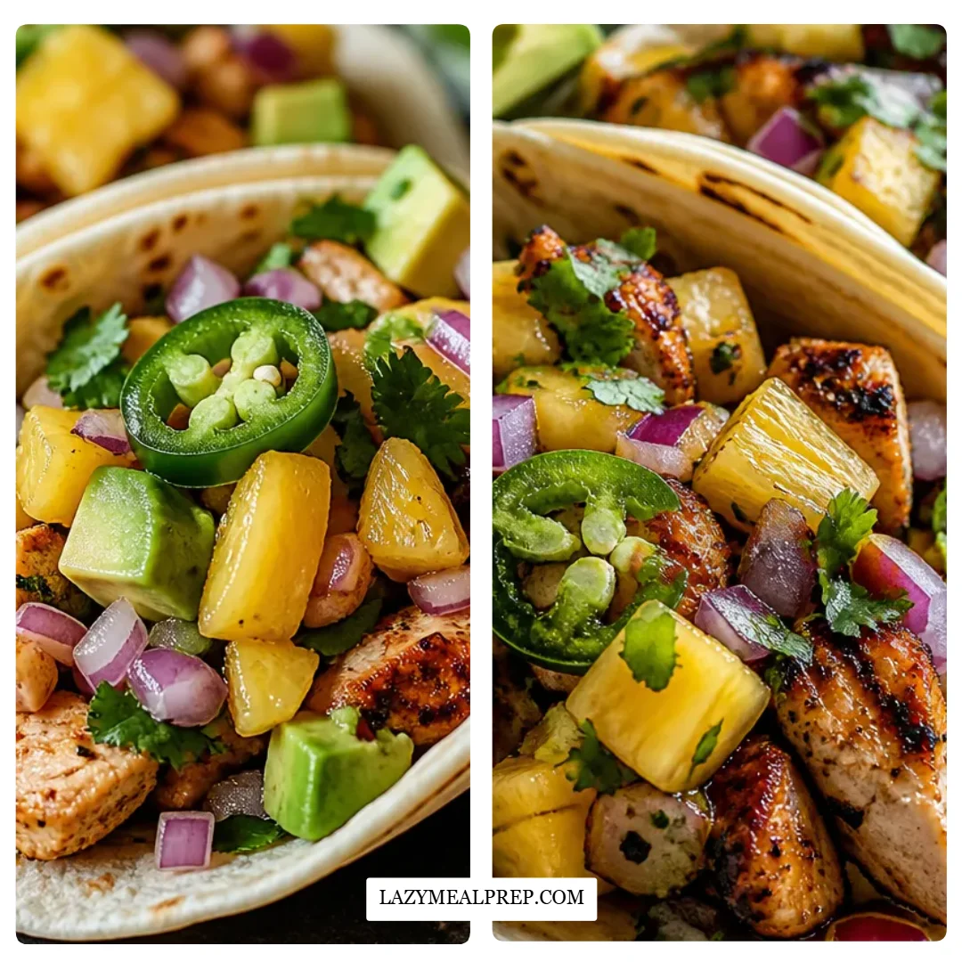 Pineapple Chicken Tacos Home Comfort
