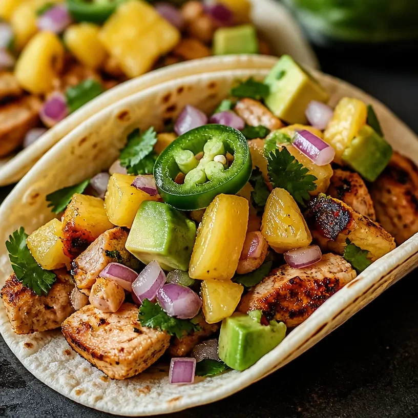 Pineapple Chicken Tacos
