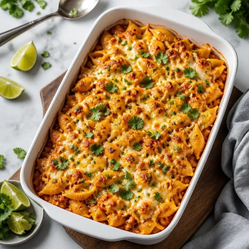 Taco Pasta Casserole (5 Ingredients)
