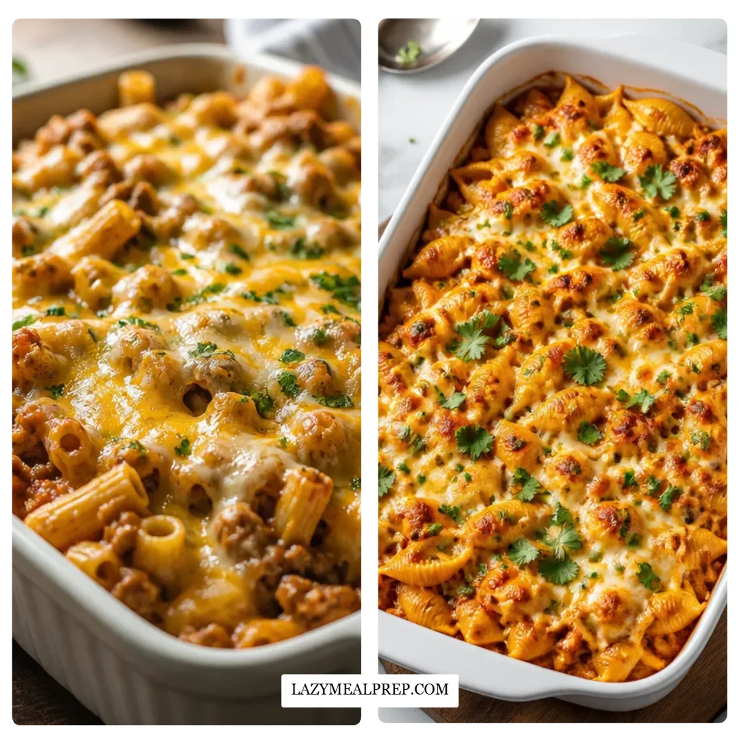 Quick 5-Ingredient Taco Pasta Casserole Recipe