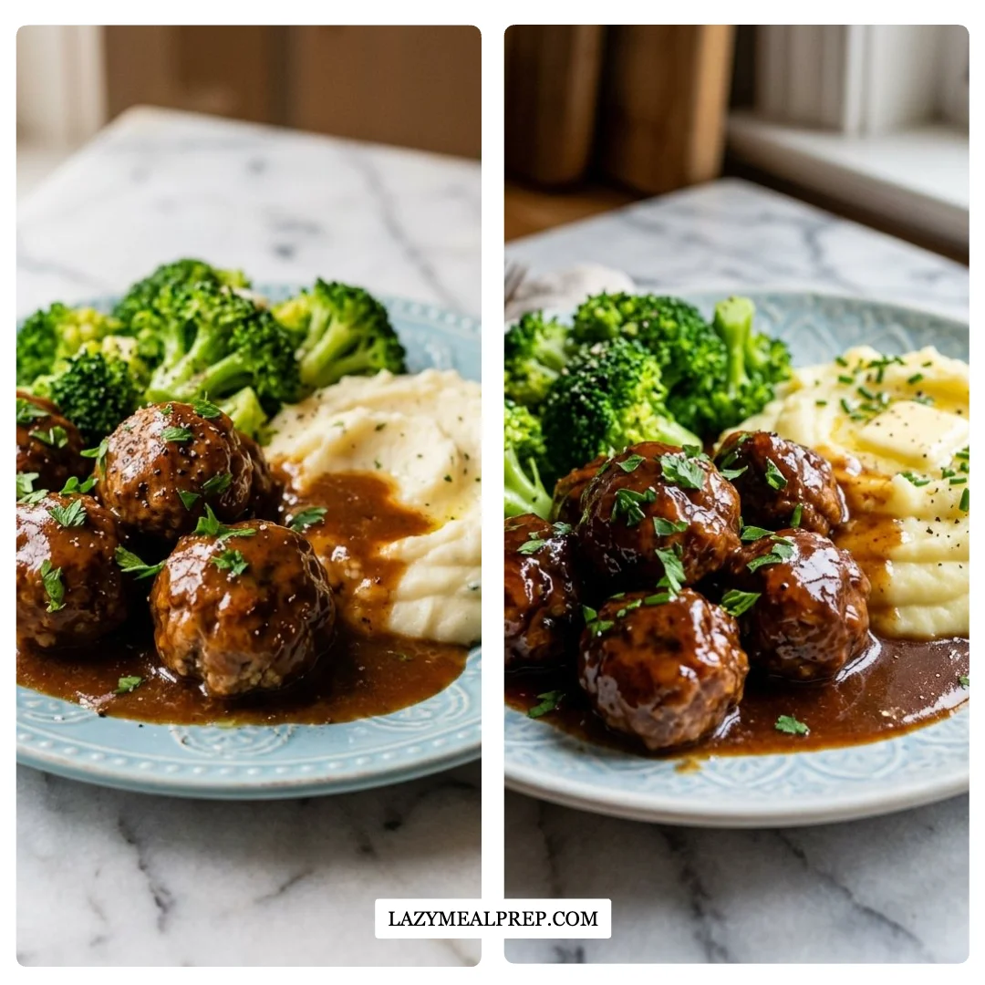 Quick French Onion Meatballs In The Slow Cooker