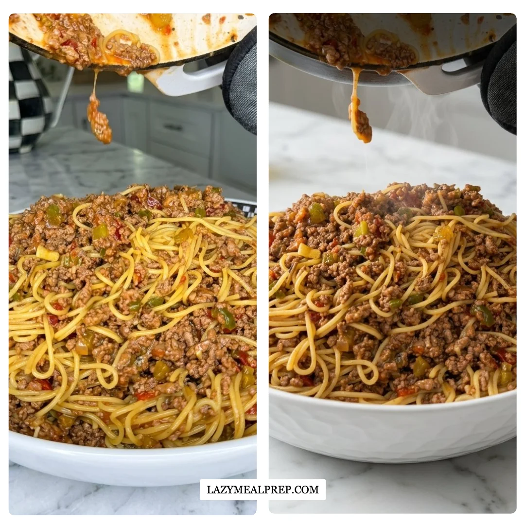 Quick TikTok Viral Dirty Spaghetti For Families