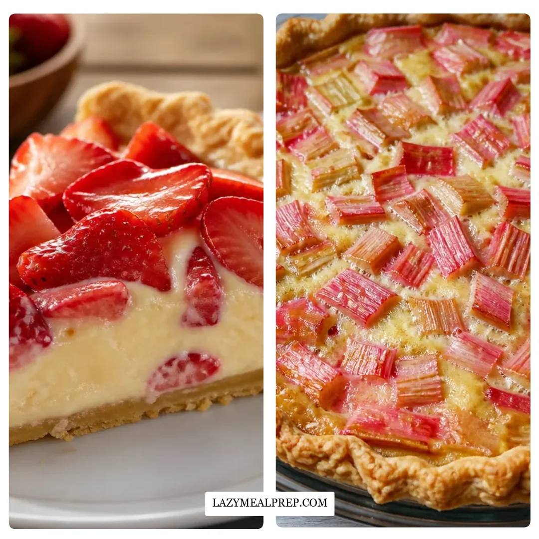 Rhubarb Custard Pie Cozy Warmth
