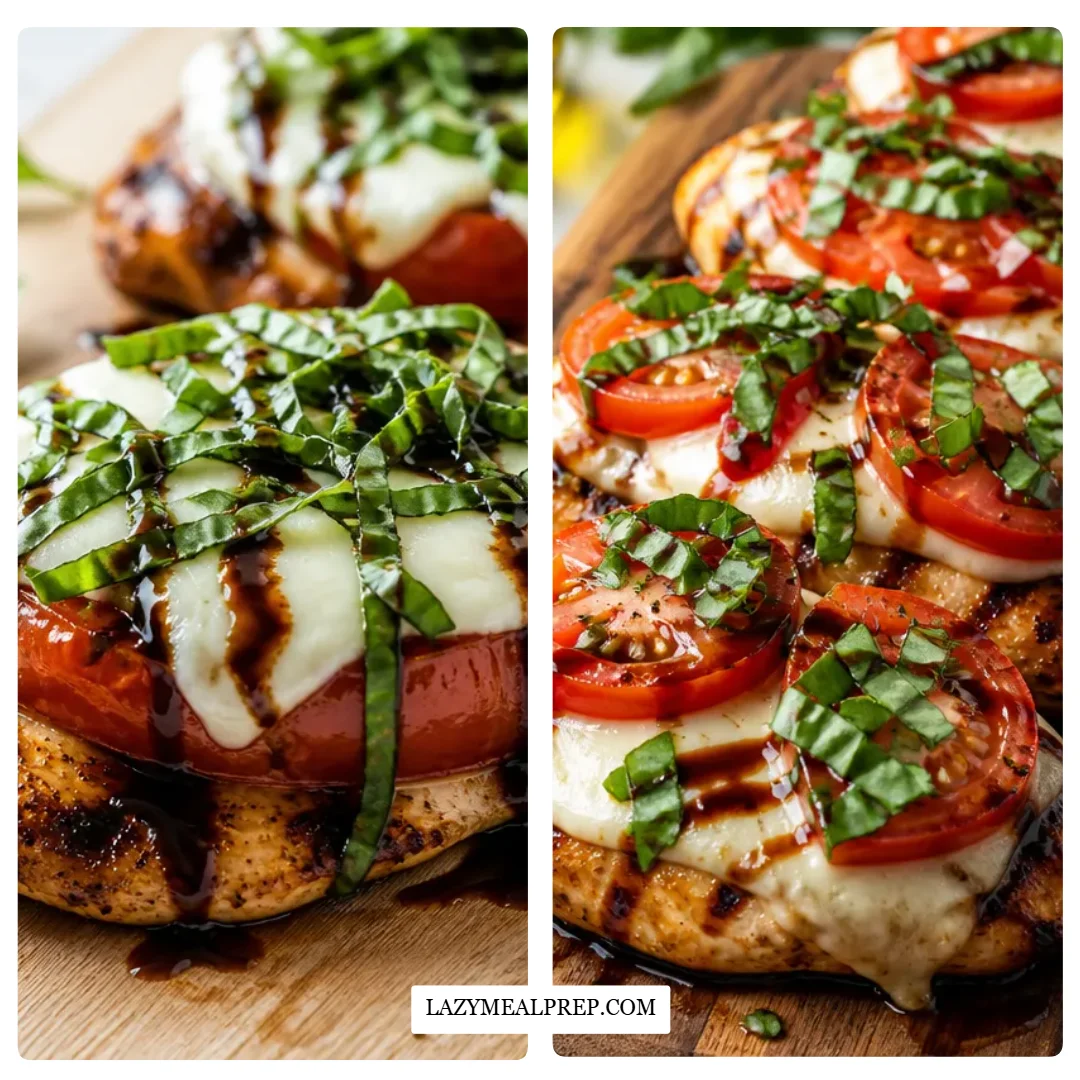 Simple Grilled Chicken Caprese - thegirlskitchen