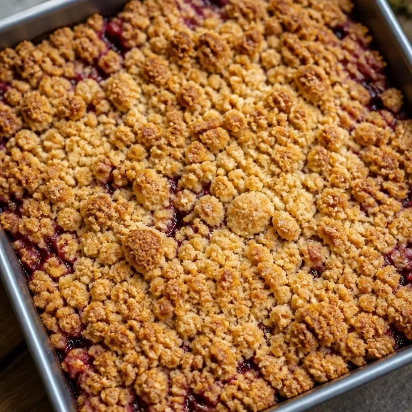 Sour Cream Rhubarb Cake