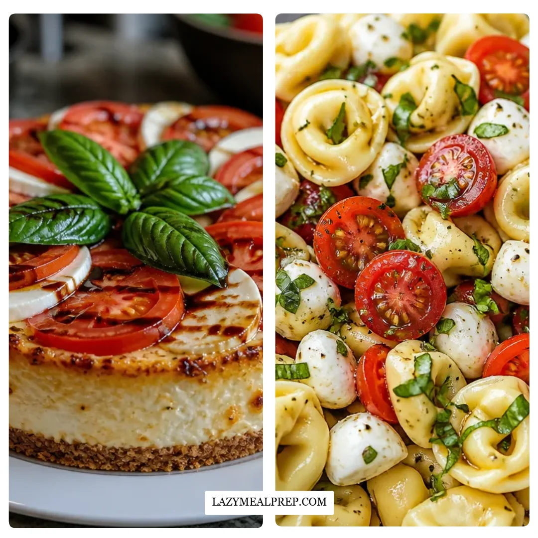 Southern Caprese Creamy Comfort Cheesecake