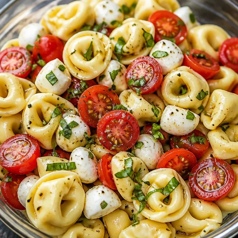 Tortellini Caprese Salad