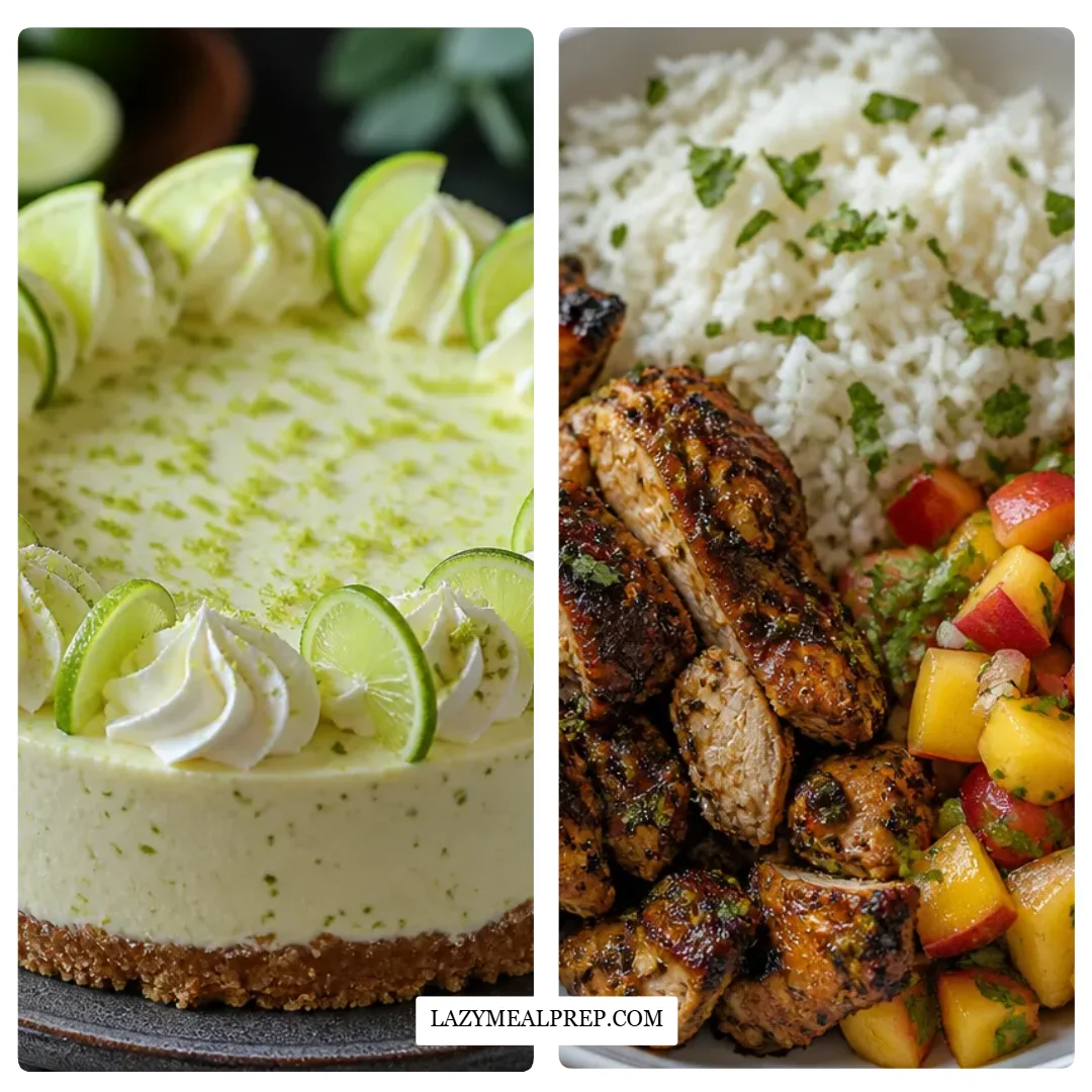 Southern Creamy Cilantro Lime Cheesecake