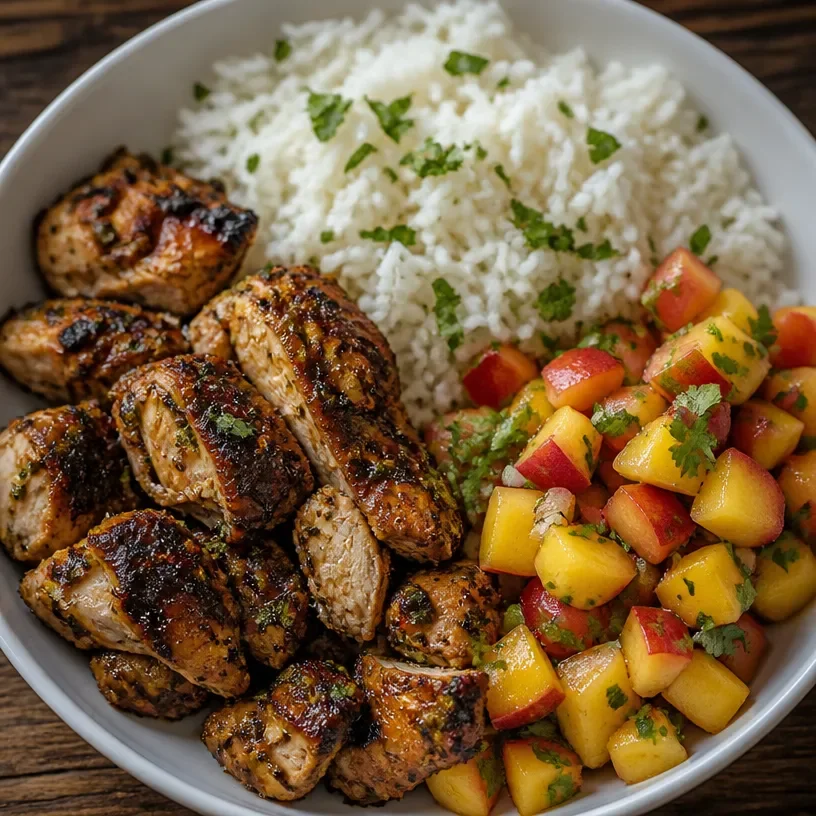 Cilantro-Lime Honey Chicken Bowls