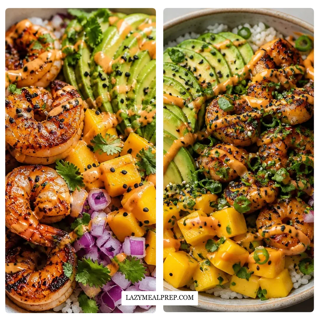 The Ultimate Charred Shrimp and Avocado Bowl