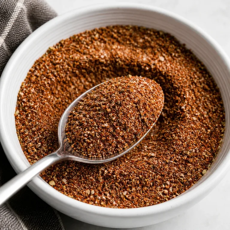 Homemade Taco Seasoning Recipe with chili powder, cumin, and spices.