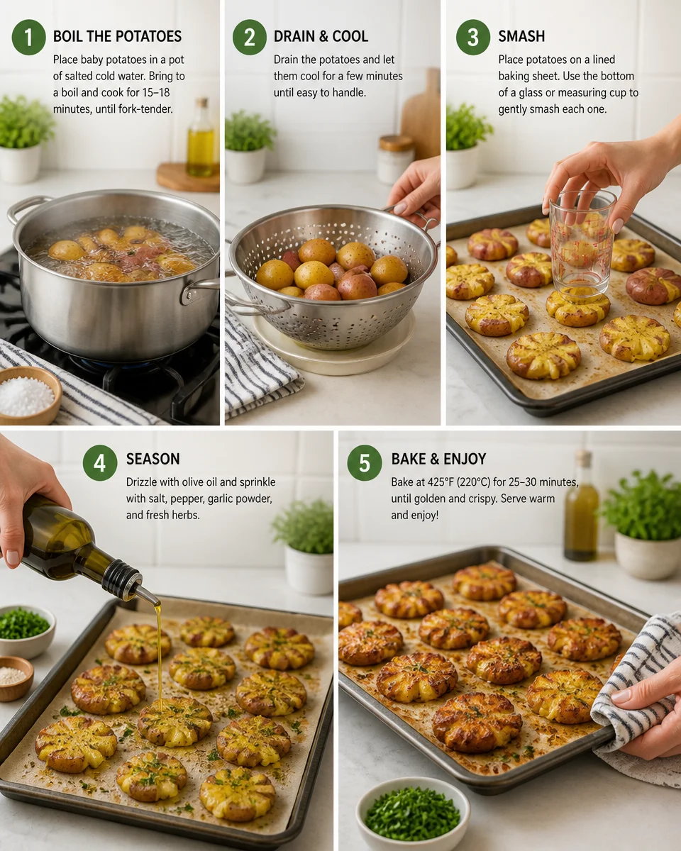 Smashed Potatoes Recipe