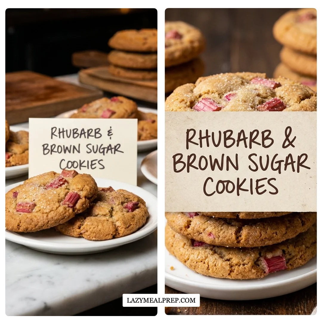 Brown Sugar Rhubarb Cookies: Quick Family Treat