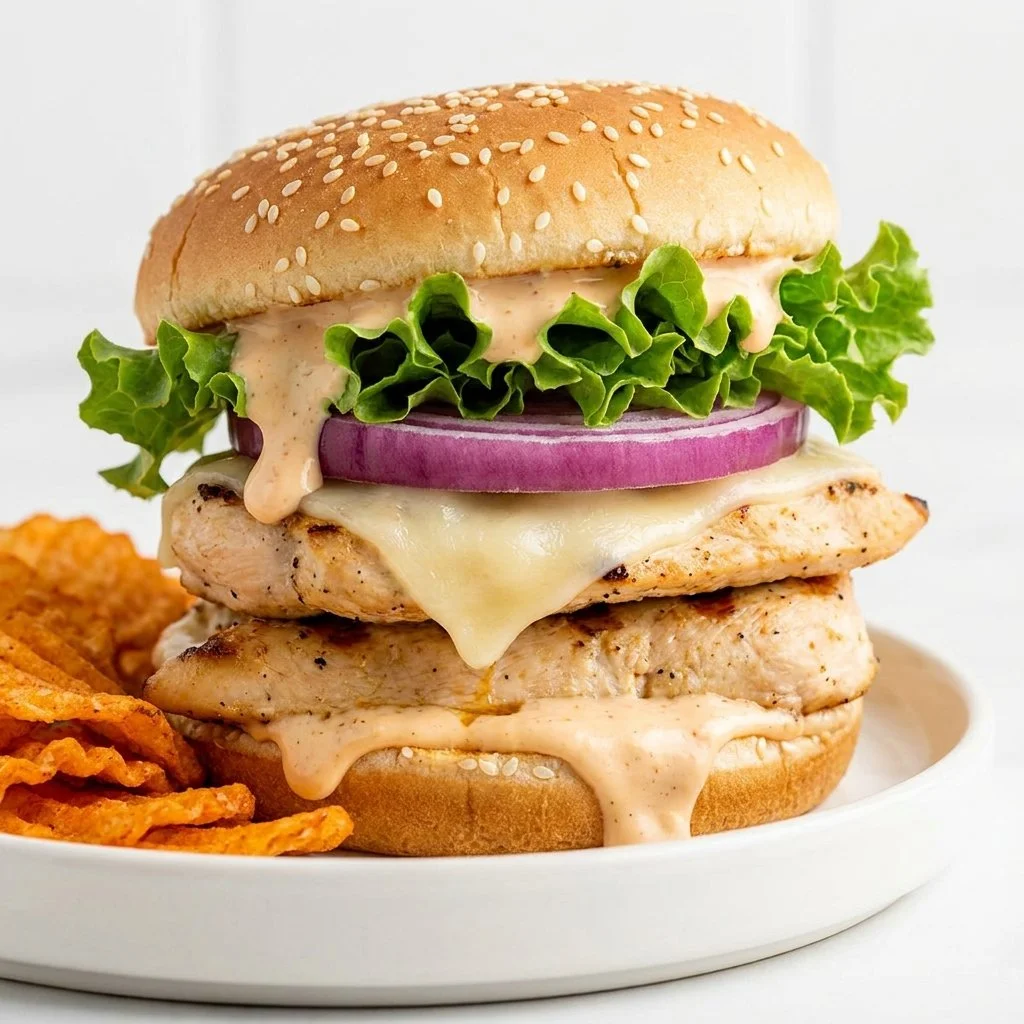 Chicken Caesar Burger Recipe