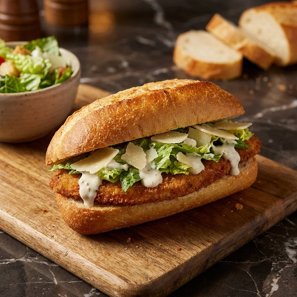 Crispy Chicken Caesar Sandwich