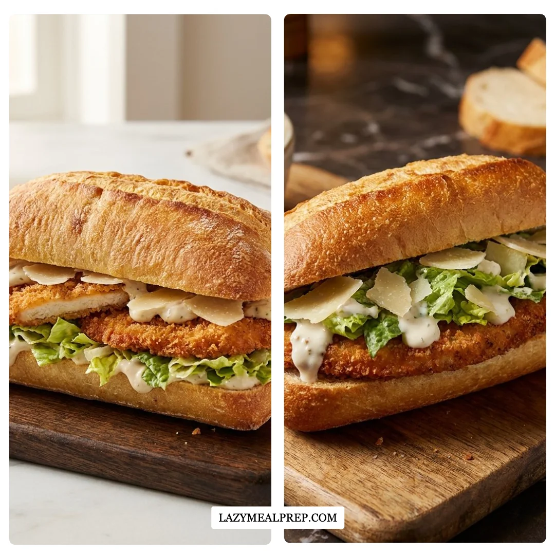 Crispy Chicken Caesar Sandwich