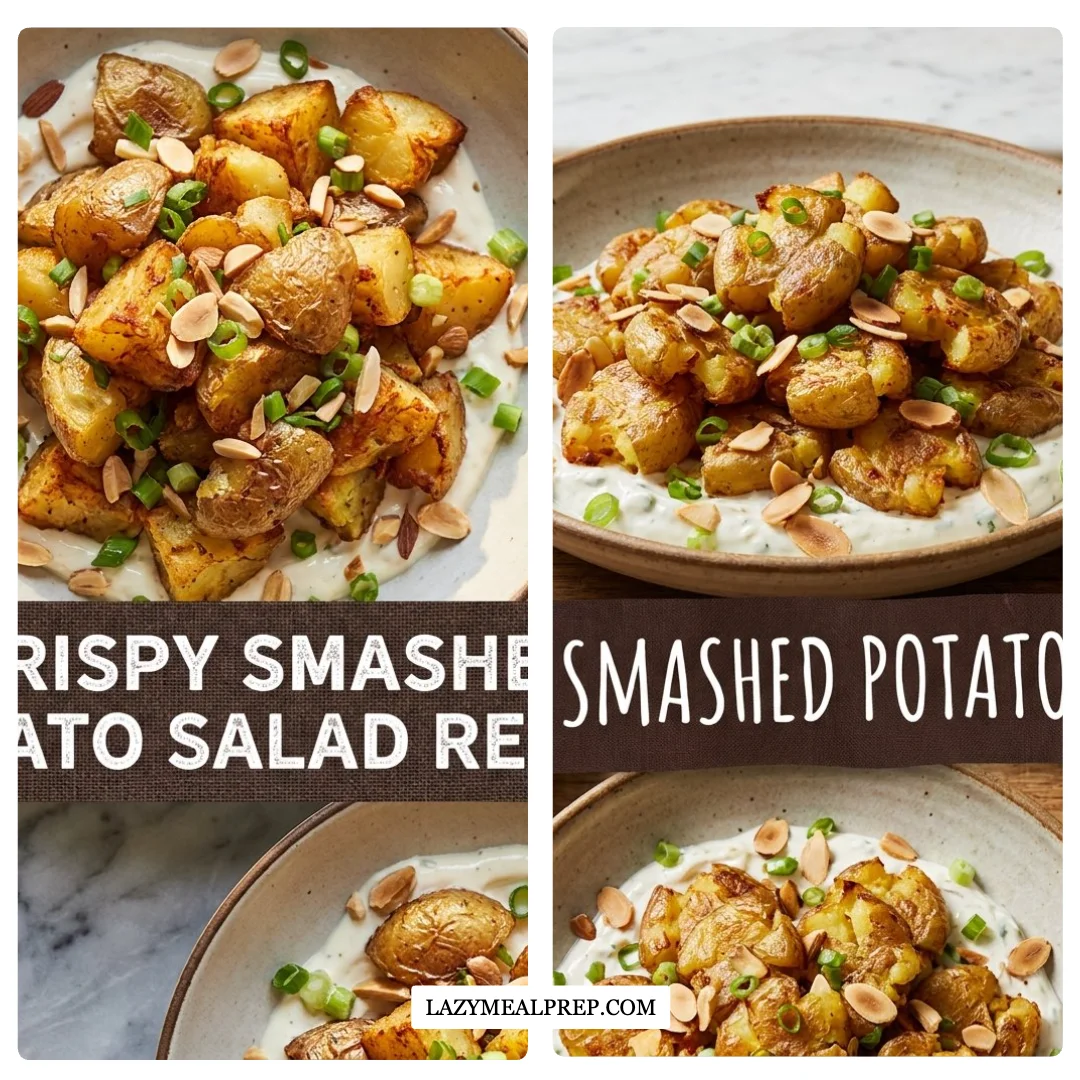 Crispy Smashed Potato Salad