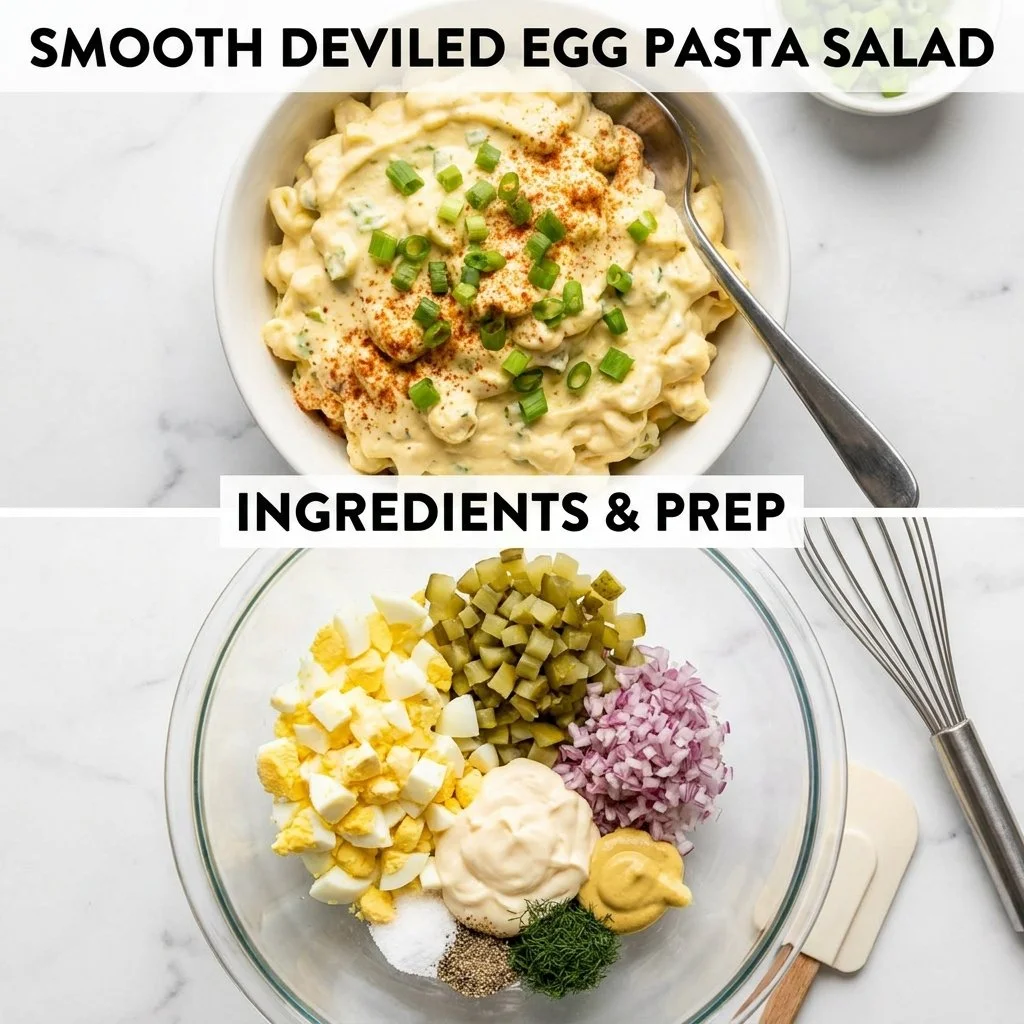 Deviled Egg Pasta Salad