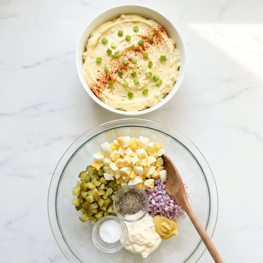Deviled Egg Pasta Salad