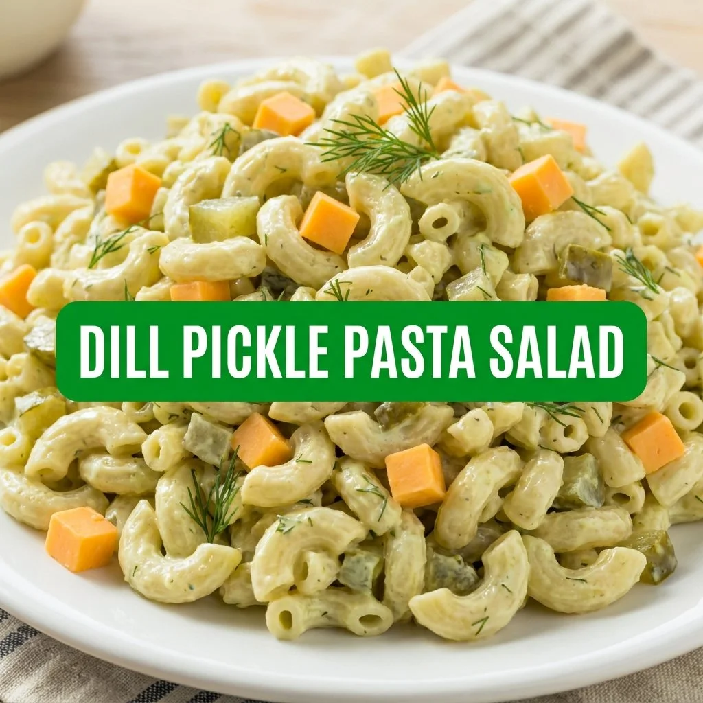 Dill Pickle Pasta Salad