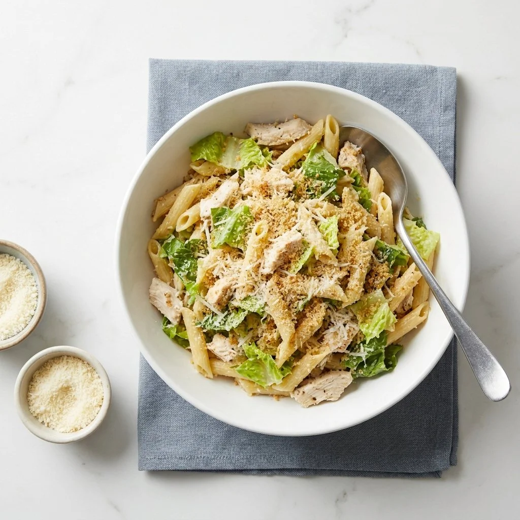 Chicken Caesar Pasta Salad Recipe