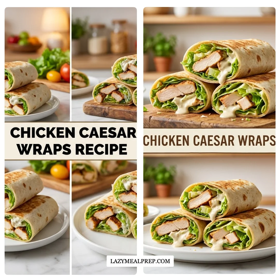 Easy Chicken Caesar Wrap: Quick, Flavorful Lunch