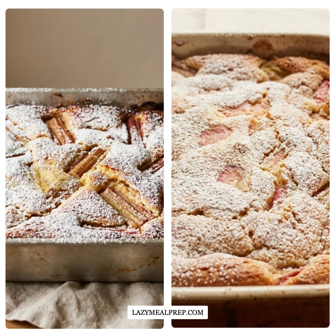 Easy Rhubarb Cake - a Delicious Summertime Treat