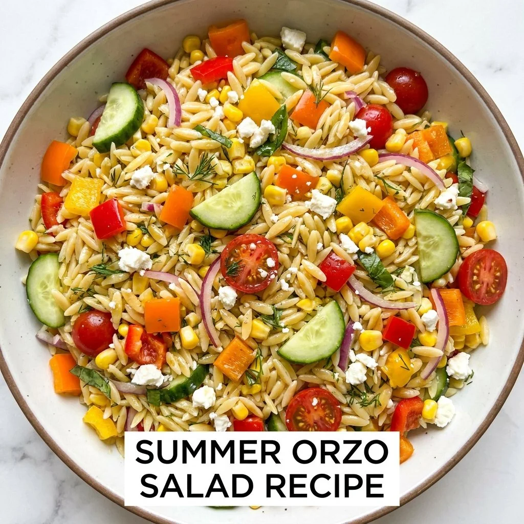 Summer Orzo Pasta Salad