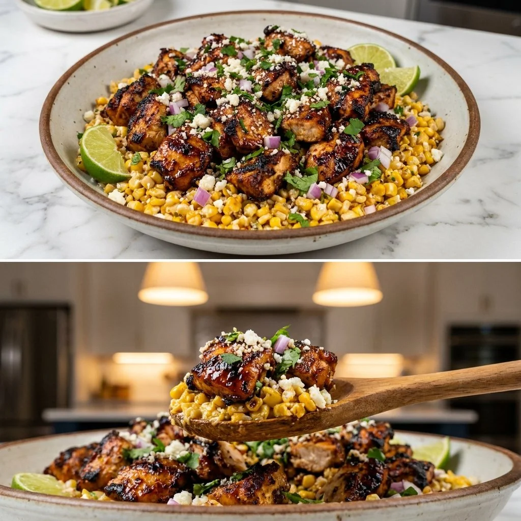 Grilled Chicken and Corn Salad