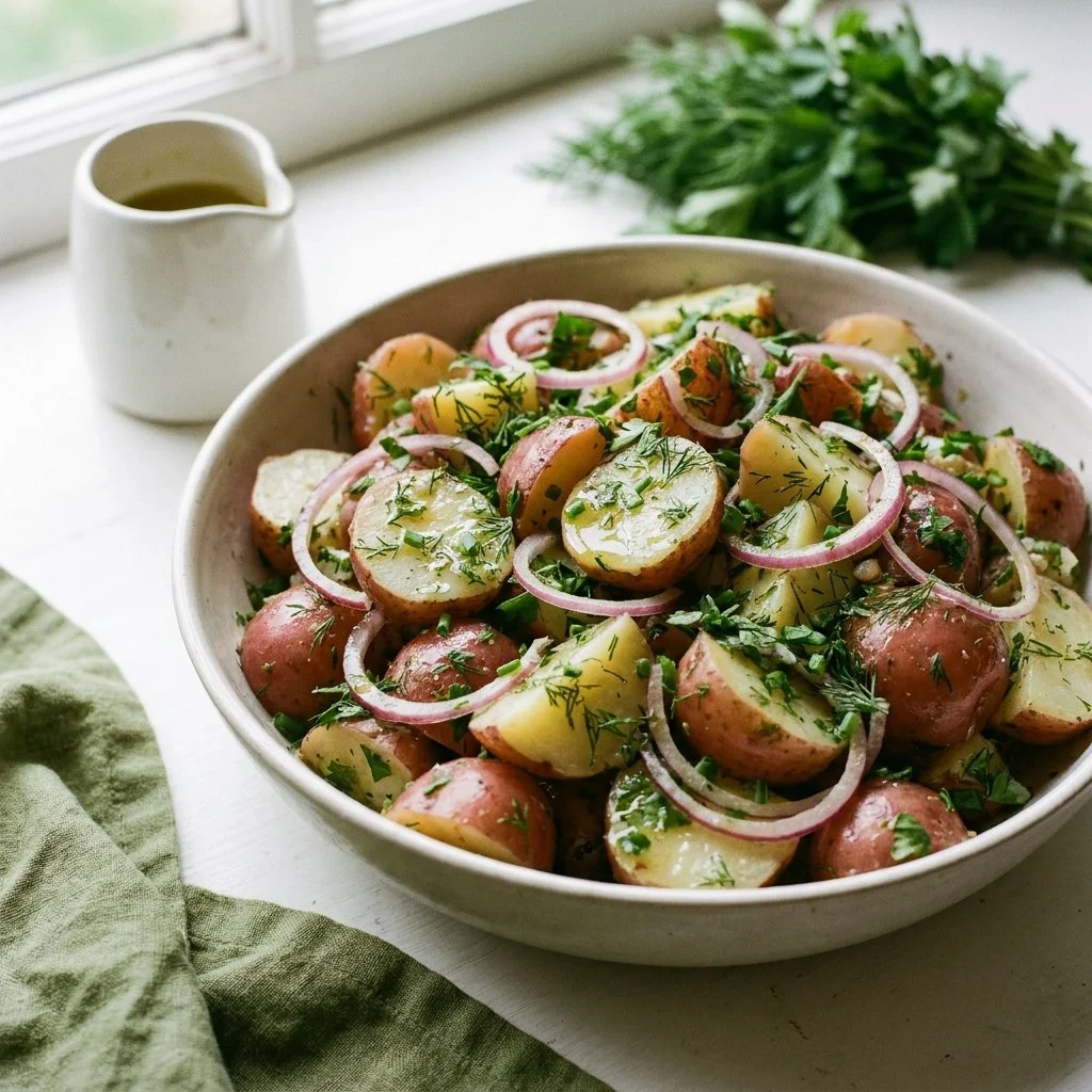 Healthy Potato Salad - No Mayo