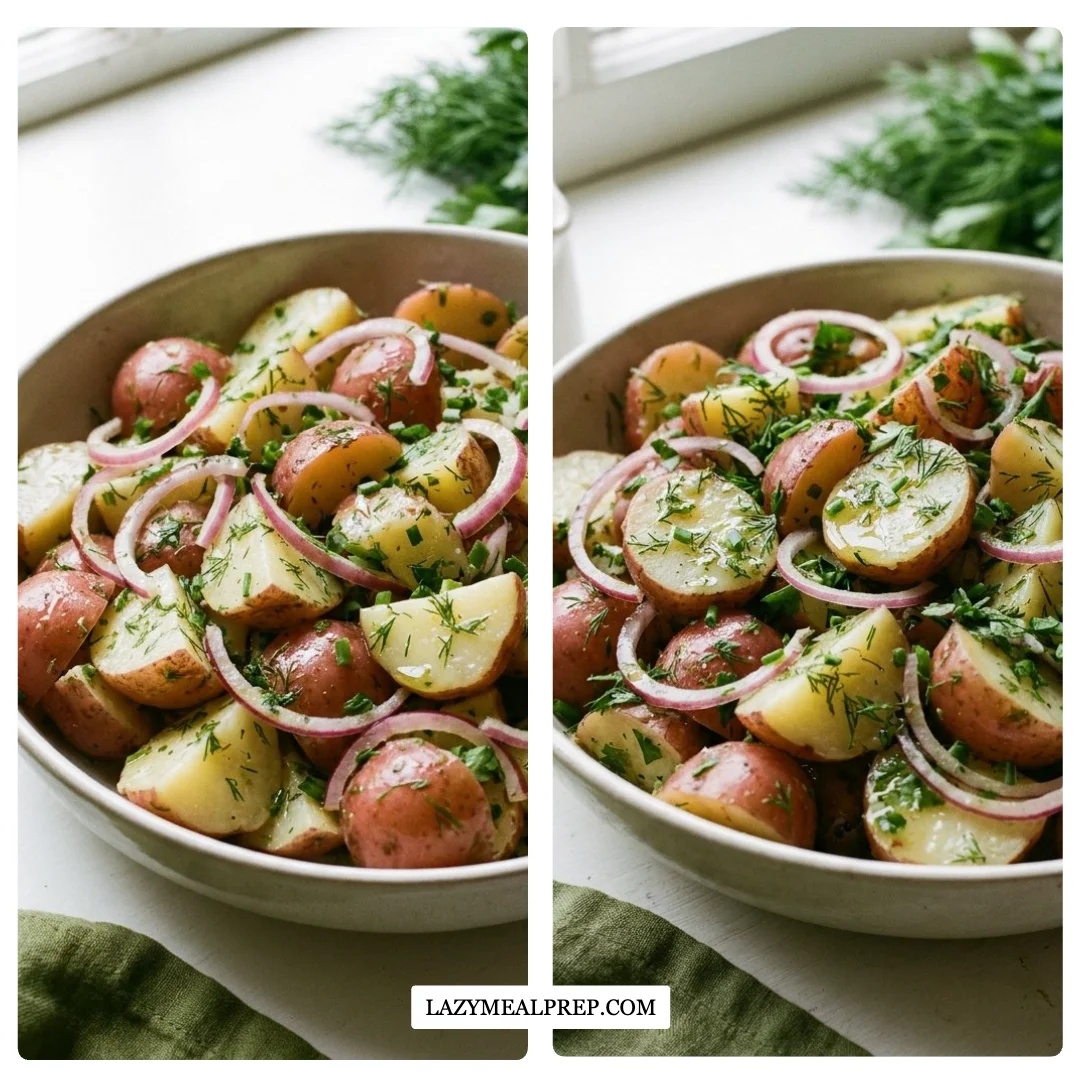 Healthy Potato Salad - No Mayo