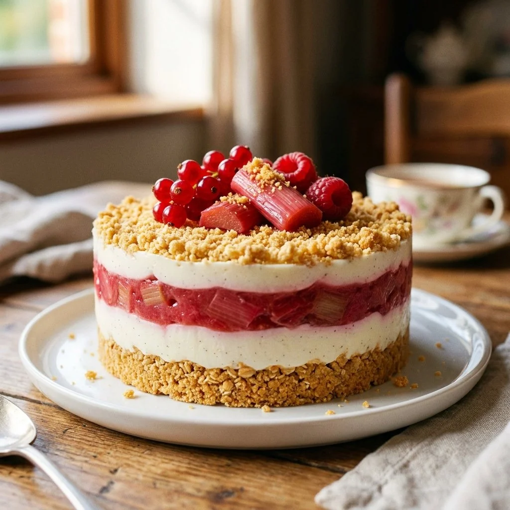 Layered Rhubarb Pudding: A Refreshing Twist on Dessert