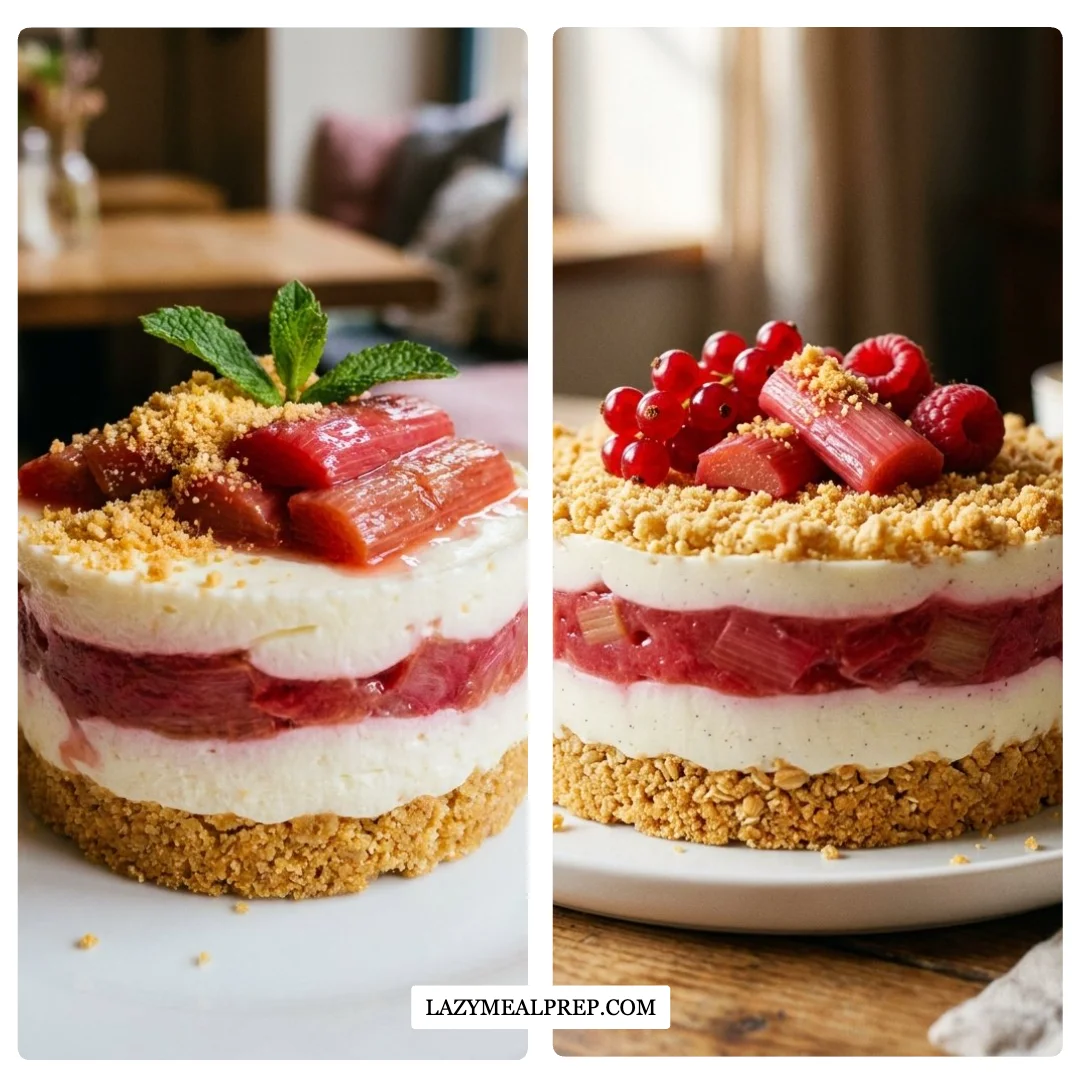 Layered Rhubarb Pudding: Cozy Moments