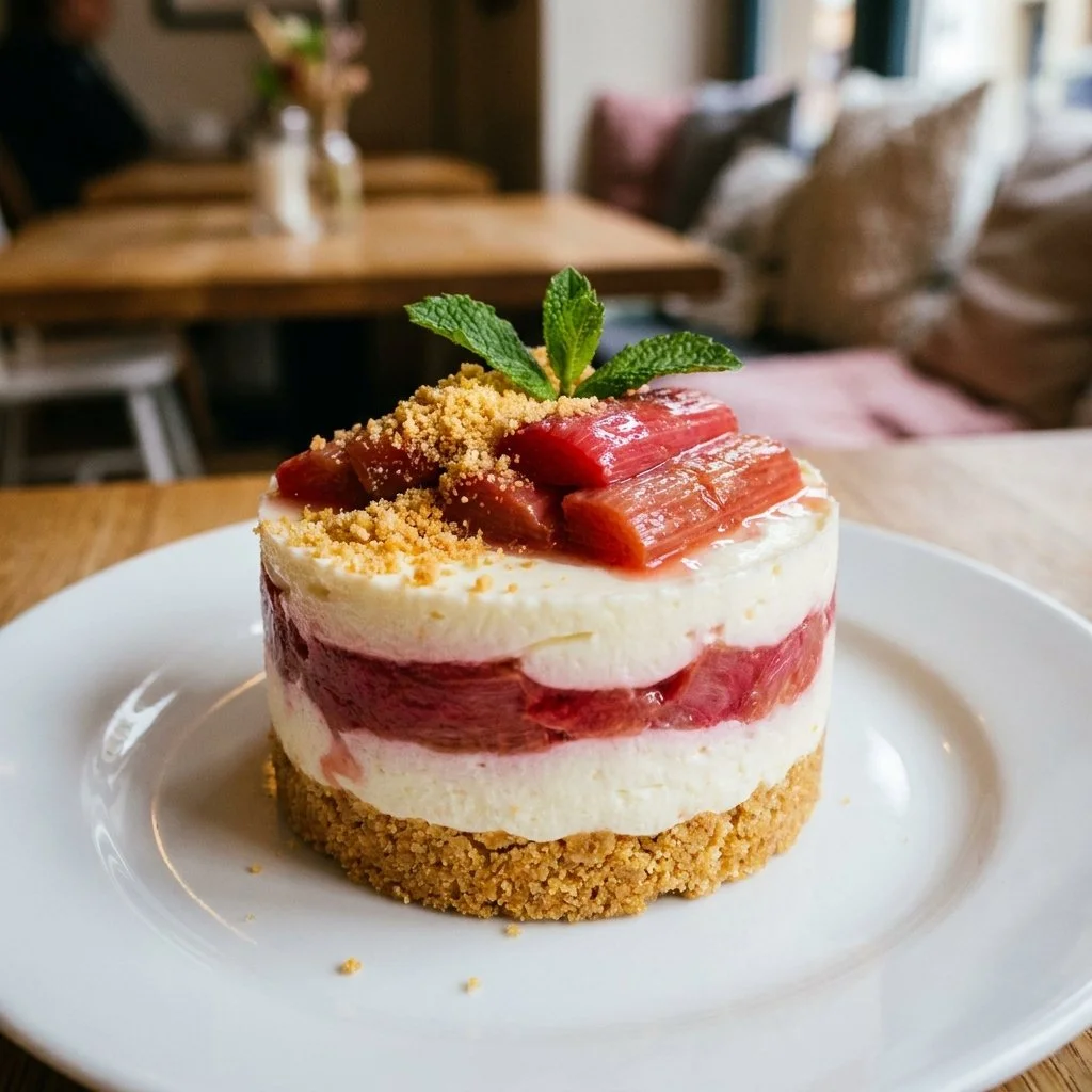 Layered Rhubarb Pudding: A Refreshing Twist on Dessert