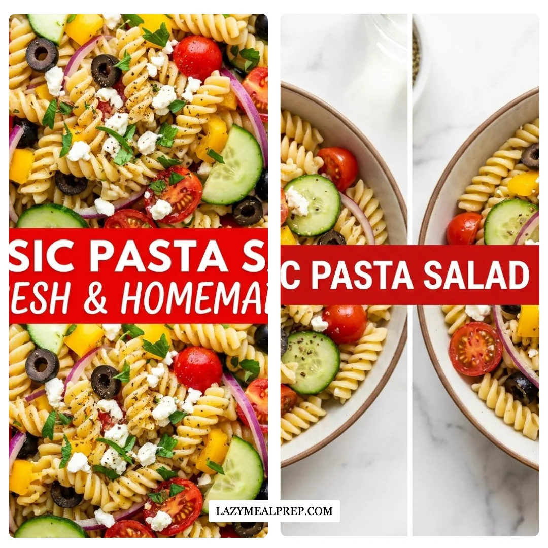 Quick Easy Classic Pasta Salad For Busy Families
