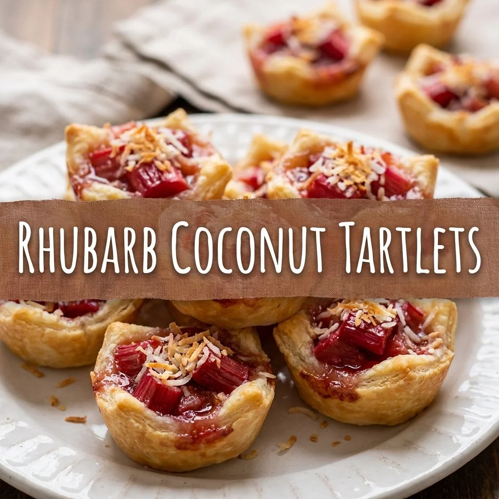 Rhubarb Coconut Macaroon Tarts – Spring’s Sweet Sensation