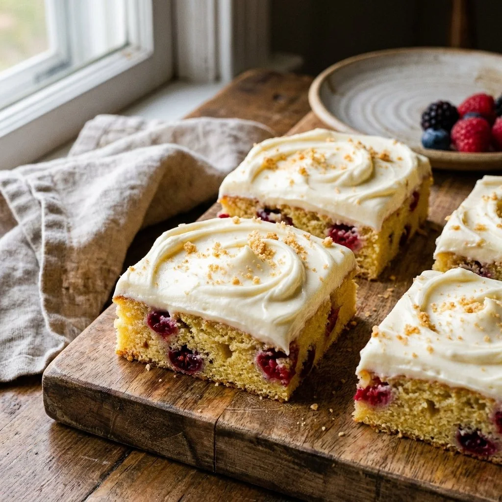 Rhubarb Custard Bars