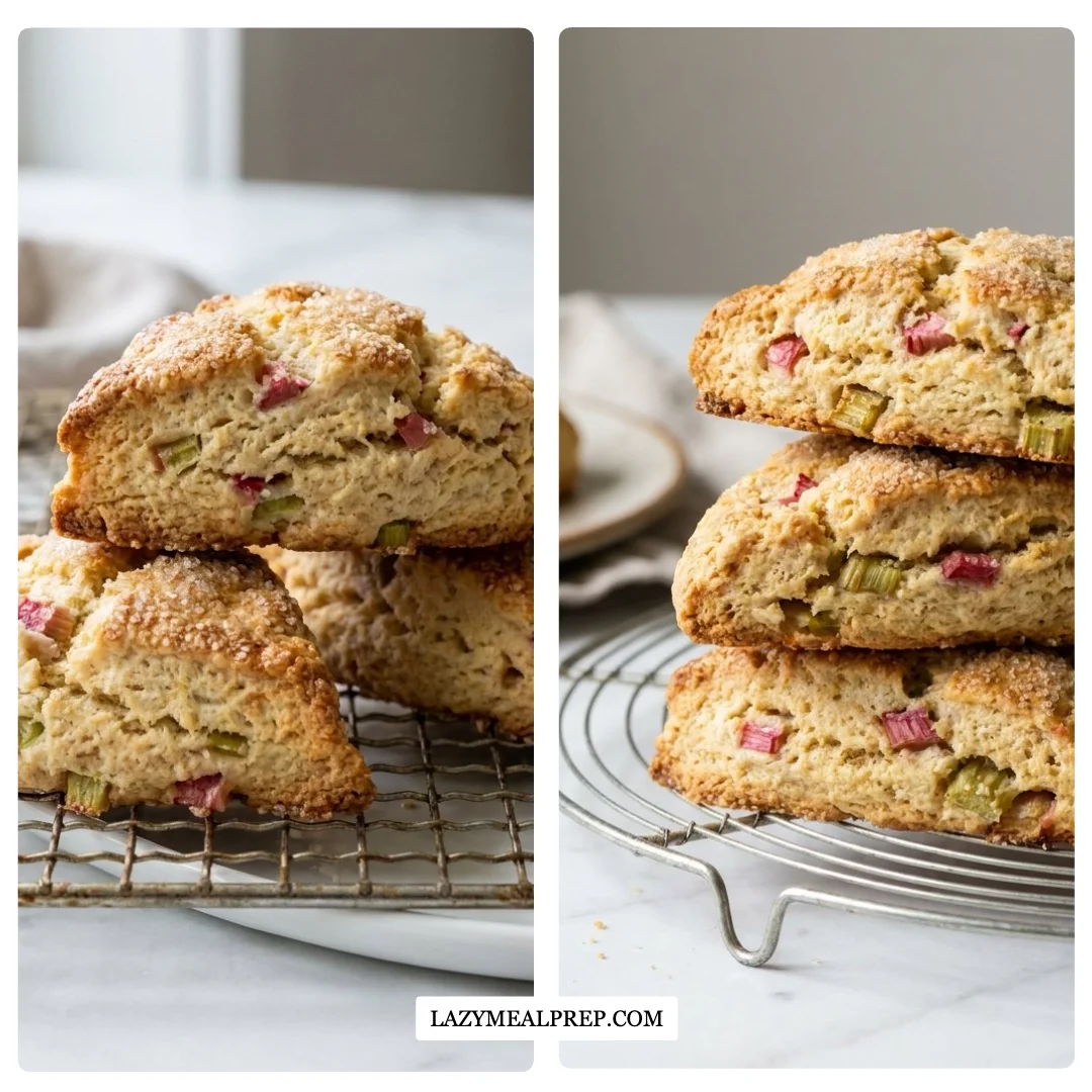 Rhubarb Scones