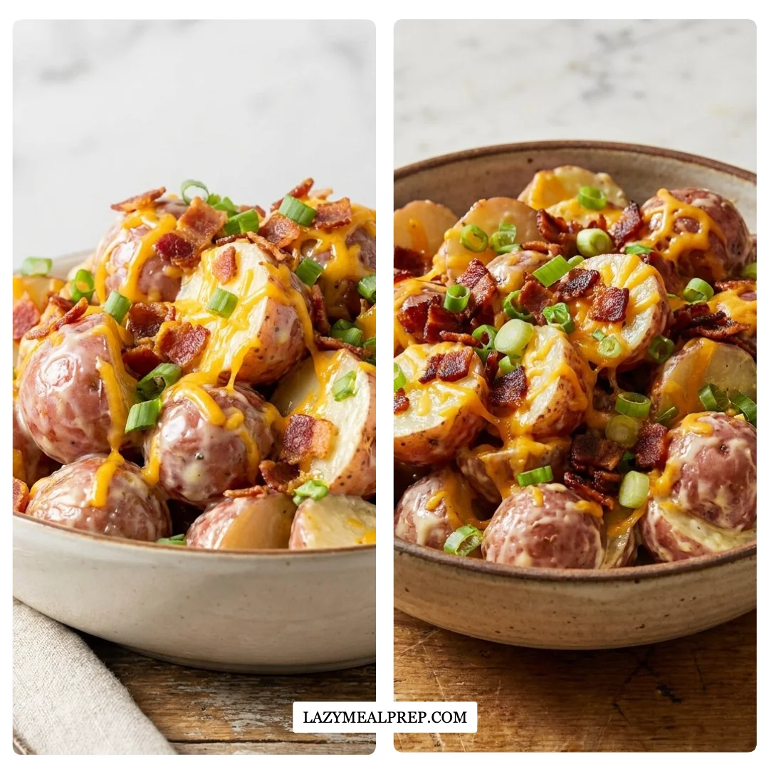 Savory Loaded Baked Potato Salad: Quick, Easy
