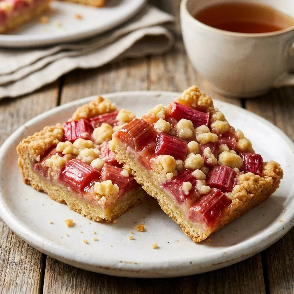 Sweet and Tart Rhubarb Bars You'll Fall in Love With