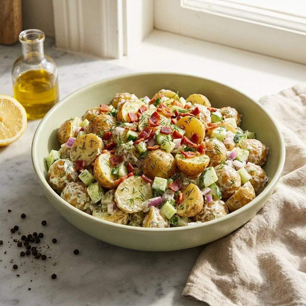 Tasty Jamie Oliver Potato Salad - FlirtyFood