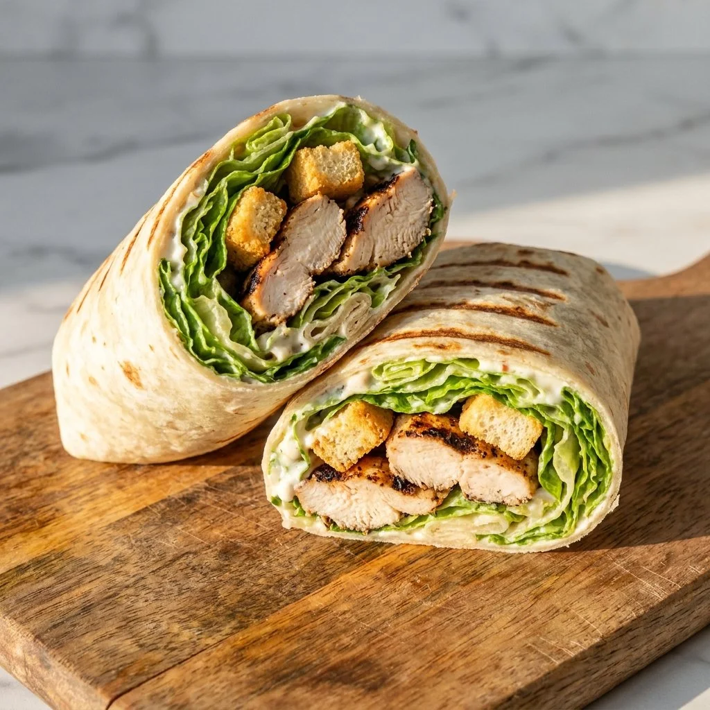 Ultimate Chicken Caesar Wraps: Crispy, Creamy, and Golden-Brown