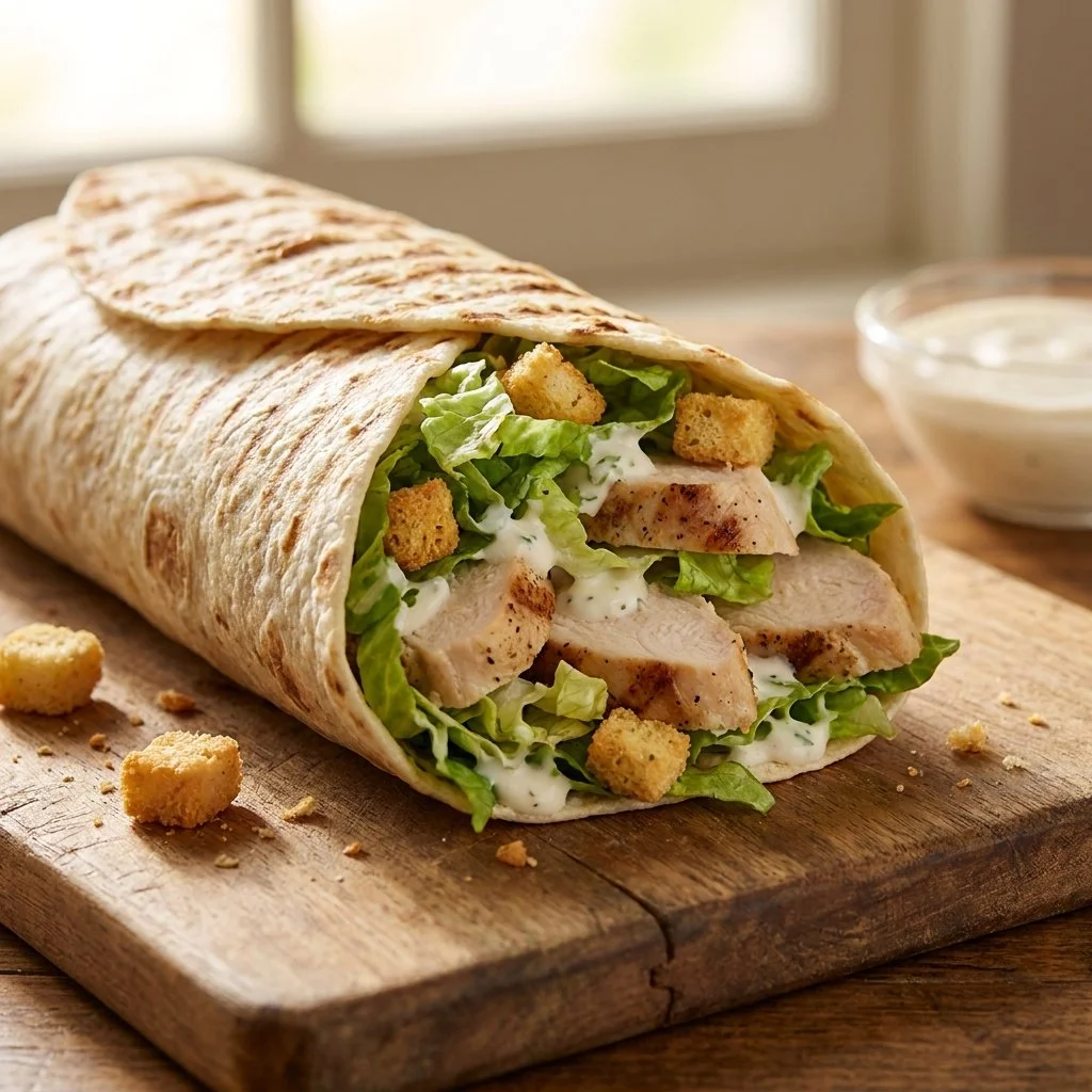 Ultimate Chicken Caesar Wraps: Crispy, Creamy, and Golden-Brown