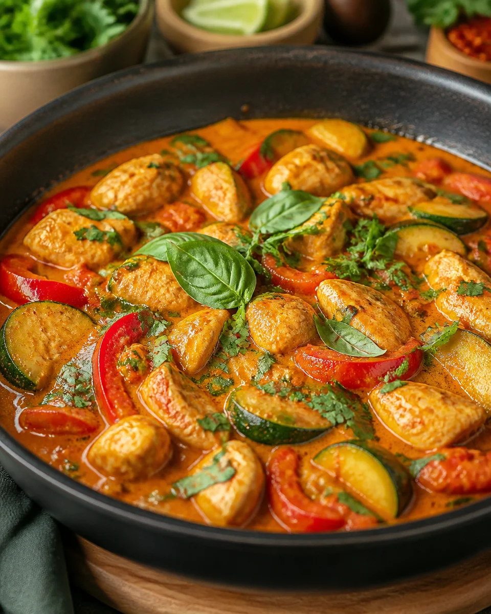 Thai Red Curry Chicken Meal Prep (Easy 30-Minute Recipe)